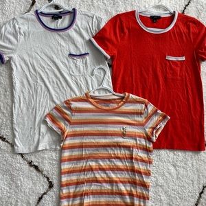 3 J Crew and Madewell shirts XS S